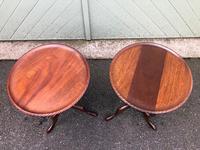 Pair of Antique Mahogany Tripod Wine Tables (6 of 8) Pair of Antique Mahogany Tripod Wine Tables (6 of 8)