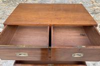 Antique Military Campaign Teak Chest of Drawers (17 of 21) Antique Military Campaign Teak Chest of Drawers (17 of 21)
