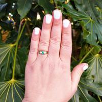 Antique Victorian 15ct Gold Turquoise & Pearl Ring (3 of 9) Antique Victorian 15ct Gold Turquoise & Pearl Ring (3 of 9)