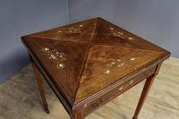 Late Victorian Envelope Card Table (7 of 9) Late Victorian Envelope Card Table (7 of 9)