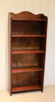 Slim Oak Open Bookcase (3 of 8) Slim Oak Open Bookcase (3 of 8)