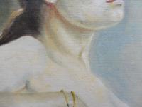 Oil on Canvas Portrait of Sarah Artist Peter Sanderson Mall Gallery Label Verso (7 of 10) Oil on Canvas Portrait of Sarah Artist Peter Sanderson Mall Gallery Label Verso (7 of 10)
