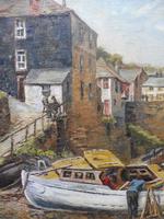 Oil on Canvas Cornish Harbour View Listed Artist Dora Johns 1966 (3 of 10) Oil on Canvas Cornish Harbour View Listed Artist Dora Johns 1966 (3 of 10)