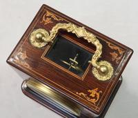 French Napoleon III Rosewood Campaign Mantel Clock by Stein (5 of 9) French Napoleon III Rosewood Campaign Mantel Clock by Stein (5 of 9)