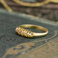 The Antique 1921 Old Cut Five Diamond Ring (8 of 8) The Antique 1921 Old Cut Five Diamond Ring (8 of 8)