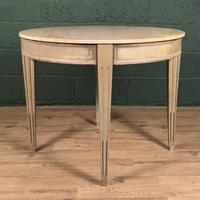 Swedish Gustavian Style Painted Marble Top Table (3 of 10) Swedish Gustavian Style Painted Marble Top Table (3 of 10)