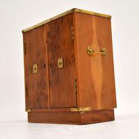 Antique Military Campaign Style Yew Wood Miniature Cabinet (2 of 7) Antique Military Campaign Style Yew Wood Miniature Cabinet (2 of 7)