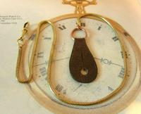 Antique Pocket Watch Chain 1900s Brass & Copper Snake Link Albert With Button Hole Fob (3 of 11) Antique Pocket Watch Chain 1900s Brass & Copper Snake Link Albert With Button Hole Fob (3 of 11)