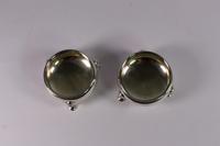 Pair of George V Silver Bun Salts (2 of 3) Pair of George V Silver Bun Salts (2 of 3)