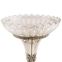 Sheffield Plate Cut Glass Centrepiece (2 of 8) Sheffield Plate Cut Glass Centrepiece (2 of 8)