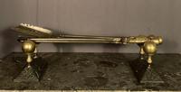 Fine looking early nineteenth century brass and steel fire tools (2 of 7) Fine looking early nineteenth century brass and steel fire tools (2 of 7)