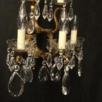French Pair of Bronze & Crystal 5 Arm Antique Wall Lights (8 of 10) French Pair of Bronze & Crystal 5 Arm Antique Wall Lights (8 of 10)