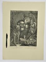 William Hogath original print, The Bruiser, engraved 1763, early 19th century impression (2 of 8) William Hogath original print, The Bruiser, engraved 1763, early 19th century impression (2 of 8)