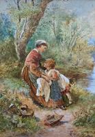 Myles Birket Foster RWS Exceptional Watercolour Portrait Painting (6 of 13) Myles Birket Foster RWS Exceptional Watercolour Portrait Painting (6 of 13)