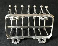 Aesthetic Movement Silver Plated 7 Bar Toast Rack (4 of 6) Aesthetic Movement Silver Plated 7 Bar Toast Rack (4 of 6)