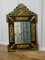 Large Napoleon III French Brass and Fruitwood Mirror (6 of 7) Large Napoleon III French Brass and Fruitwood Mirror (6 of 7)