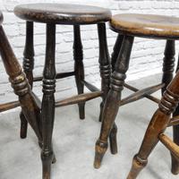 4 x 19th Century Pub Stools (4 of 5) 4 x 19th Century Pub Stools (4 of 5)