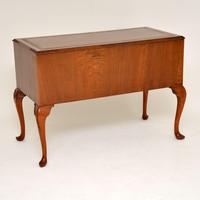 Antique Burr Walnut Leather Top Desk (3 of 10) Antique Burr Walnut Leather Top Desk (3 of 10)