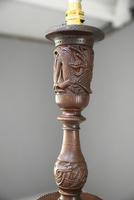 Oriental Chinese Carved Standard Lamp (4 of 10) Oriental Chinese Carved Standard Lamp (4 of 10)