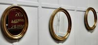 A Trio of French Oval Gilt-wood Mirrors (3 of 6) A Trio of French Oval Gilt-wood Mirrors (3 of 6)