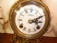 Lancini Franz Hermle clock with candelabras garnitures exactly like Imperial range (3 of 6) Lancini Franz Hermle clock with candelabras garnitures exactly like Imperial range (3 of 6)