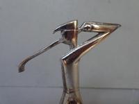 Hagenauer Silver Plate Art Deco Dish with Figure of a Golfer - Vienna, Austria (5 of 6) Hagenauer Silver Plate Art Deco Dish with Figure of a Golfer - Vienna, Austria (5 of 6)