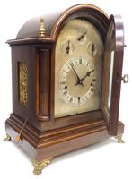 Mahogany & Bevelled Glass W&H Mantel Clock Dual Chiming Musical Bracket Clock Chiming on 9 Coiled Gongs (5 of 17) Mahogany & Bevelled Glass W&H Mantel Clock Dual Chiming Musical Bracket Clock Chiming on 9 Coiled Gongs (5 of 17)