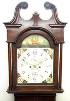 19thc English 8 Day Longcase Clock Mahogany Case Galleon Painted Dial Grandfather Clock (2 of 19) 19thc English 8 Day Longcase Clock Mahogany Case Galleon Painted Dial Grandfather Clock (2 of 19)