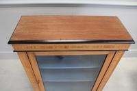 19th Century Walnut & Banded Display Bookcase (7 of 7) 19th Century Walnut & Banded Display Bookcase (7 of 7)