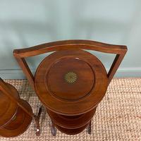 Unusual Pair of Antique Mahogany Folding Cake Stands (5 of 5) Unusual Pair of Antique Mahogany Folding Cake Stands (5 of 5)