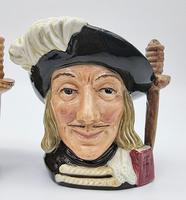 A Pair of Small Royal Doulton Musketeer Toby Jugs (4 of 9) A Pair of Small Royal Doulton Musketeer Toby Jugs (4 of 9)