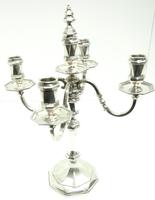 English Solid Silver Centre Piece Candelabra, Super Design Fresh and Clean Art Deco c.1930 (9 of 12) English Solid Silver Centre Piece Candelabra, Super Design Fresh and Clean Art Deco c.1930 (9 of 12)