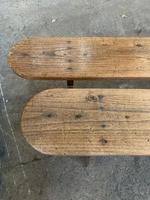 Pair of Long Chestnut Benches (8 of 10) Pair of Long Chestnut Benches (8 of 10)