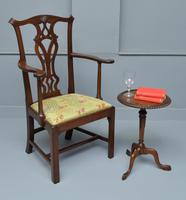 Elegant Chippendale Revival Mahogany Elbow Chair (8 of 13) Elegant Chippendale Revival Mahogany Elbow Chair (8 of 13)