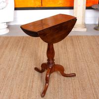 Drop Leaf Tripod Table 19th Century Mahogany (2 of 9) Drop Leaf Tripod Table 19th Century Mahogany (2 of 9)
