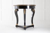 Early 19th Century Ebonised Guéridon Table with Onyx Top (4 of 9) Early 19th Century Ebonised Guéridon Table with Onyx Top (4 of 9)
