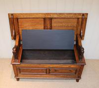 Golden Oak Monks Bench (5 of 12) Golden Oak Monks Bench (5 of 12)