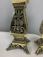 Pair Of Victorian Pierced Brass Table Lamps; Rewired And Pat Tested (2 of 10) Pair Of Victorian Pierced Brass Table Lamps; Rewired And Pat Tested (2 of 10)