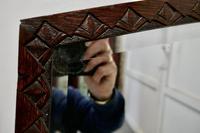 Carved Oak Arched Frame Mirror (2 of 4) Carved Oak Arched Frame Mirror (2 of 4)
