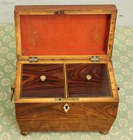 Antique Rosewood Tea Caddy (9 of 15) Antique Rosewood Tea Caddy (9 of 15)