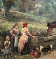 19thC English School - Horse & Hound Country landscape Oil Painting (9 of 11) 19thC English School - Horse & Hound Country landscape Oil Painting (9 of 11)
