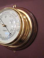 Antique London Bulkhead Marine Barometer (5 of 7) Antique London Bulkhead Marine Barometer (5 of 7)