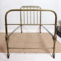 Brass Bed Frame Victorian 19th Century Single Bedframe Cast Iron (7 of 12) Brass Bed Frame Victorian 19th Century Single Bedframe Cast Iron (7 of 12)