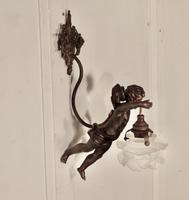 A Pretty French Ormolu Cherub Wall Light A Pretty French Ormolu Cherub Wall Light
