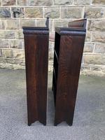 Pair of Antique Oak Open Bookcases (7 of 10) Pair of Antique Oak Open Bookcases (7 of 10)