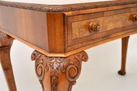 Antique Burr Walnut Queen Anne Style Console Server Table (8 of 10) Antique Burr Walnut Queen Anne Style Console Server Table (8 of 10)
