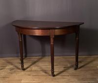 Regency mahogany Demi lune console table (7 of 8) Regency mahogany Demi lune console table (7 of 8)