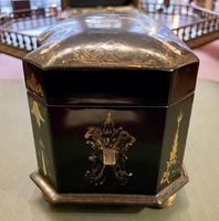 Papier Mache Double Tea Caddy by Jennens & Betteridge (4 of 6) Papier Mache Double Tea Caddy by Jennens & Betteridge (4 of 6)