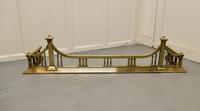 Large Victorian Arts & Crafts Brass Fender & Tools (2 of 6) Large Victorian Arts & Crafts Brass Fender & Tools (2 of 6)