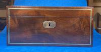 Georgian Brass Inlaid Mahogany Jewellery Box. (6 of 20) Georgian Brass Inlaid Mahogany Jewellery Box. (6 of 20)